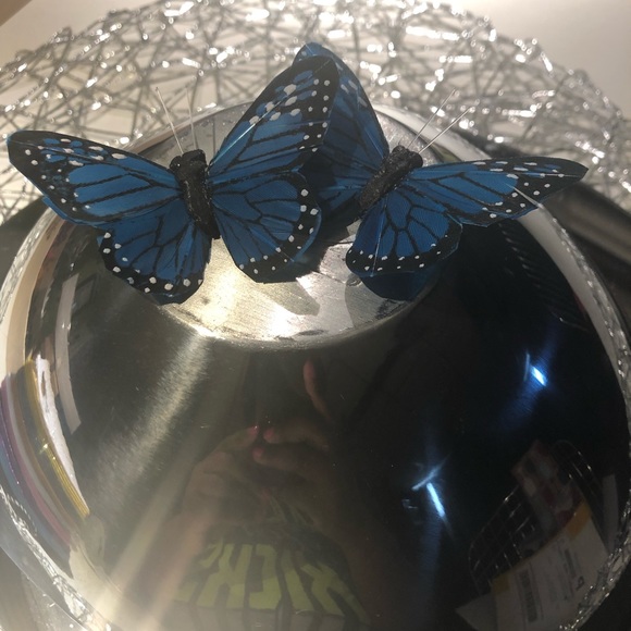 Accessories Dark Blue Butterfly Shoe Clips Poshmark